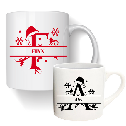 Personalised Adults | Childrens Monogram Mug