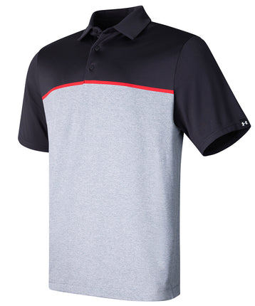 UA Playoff 3.0 Stripe Polo LB – Edge Lit
