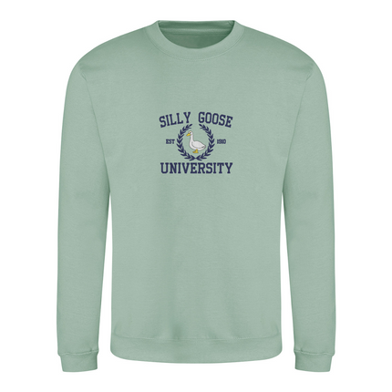 Silly Goose University Embroidery Sweatshirt | Hoodie