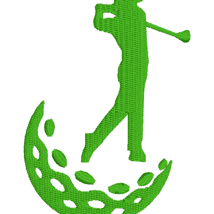 A&S Poly Cotton Polo Shirt with Embroidered Golfer Detail