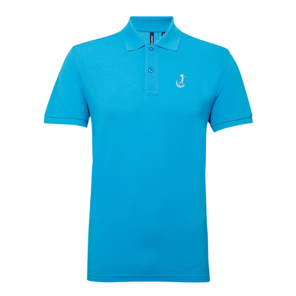 A&S Poly Cotton Polo Shirt with Embroidered Golfer Detail
