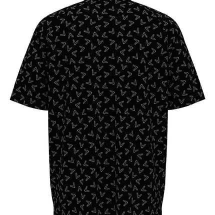 All-over large chev printed polo