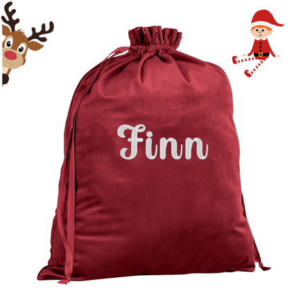 Personalised Velvet Gift Bag