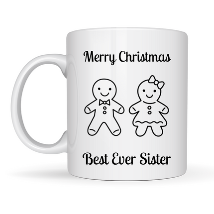 Personalised Christmas Gingerbread Boy | Girl Mug Your Words Your Way