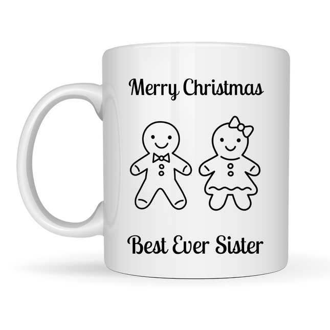 Personalised Christmas Gingerbread Boy | Girl Mug Your Words Your Way
