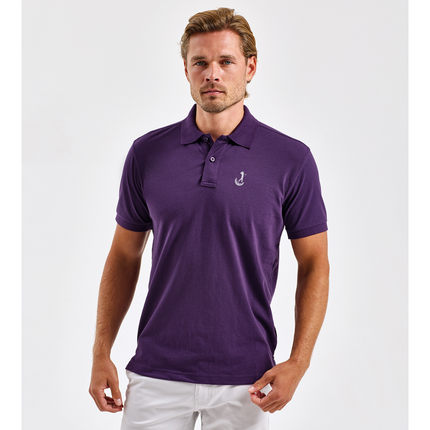 A&S Poly Cotton Polo Shirt with Embroidered Golfer Detail