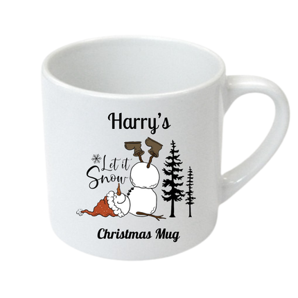 Personalised Children's | Adults Christmas Snowman Mug