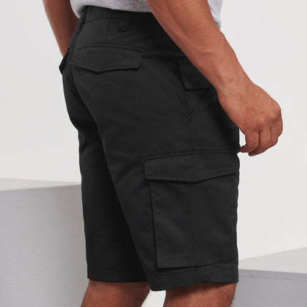 Russell Polycotton twill workwear shorts