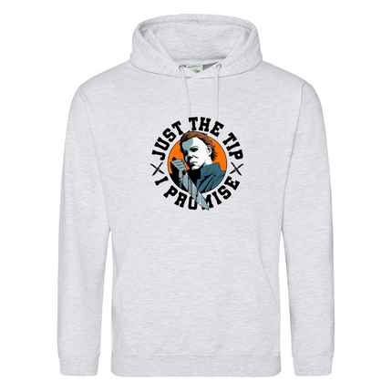 Halloween " Just the Tip, I Promise " Printed Sweatshirt | Hoodie
