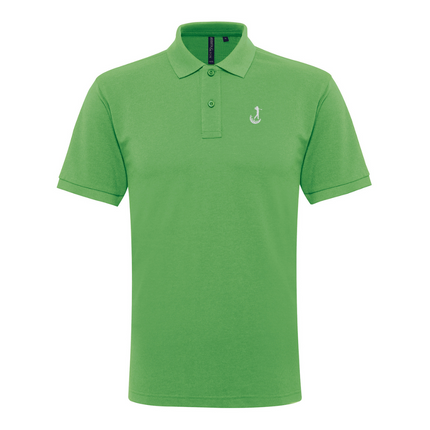 A&S Poly Cotton Polo Shirt with Embroidered Golfer Detail