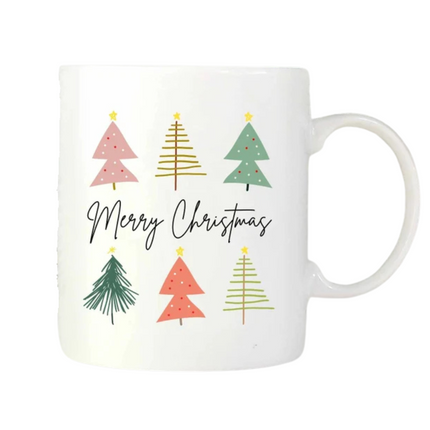 Merry Christmas Trees Mug