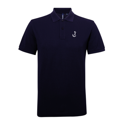 A&S Poly Cotton Polo Shirt with Embroidered Golfer Detail