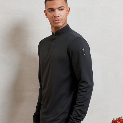 Essential Coolchecker® long sleeve chef’s shirt