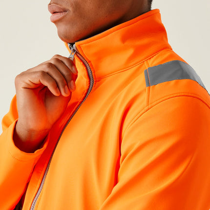 Hi-Vis Pro Contract Ablaze 2-layer softshell