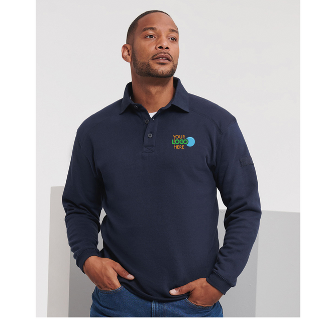 Russell Heavy-duty collar sweatshirt