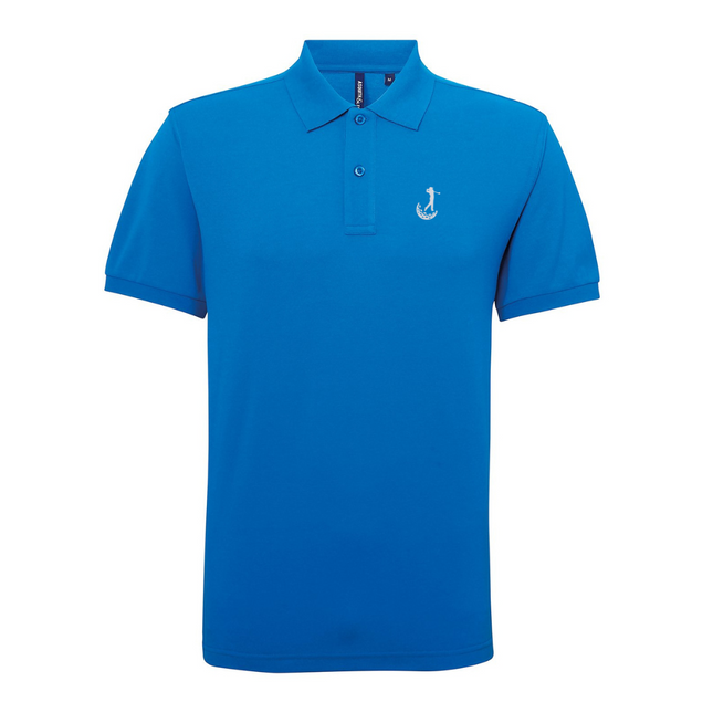 A&S Poly Cotton Polo Shirt with Embroidered Golfer Detail
