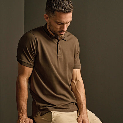 Luxury stretch polo