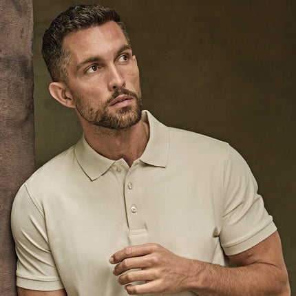 Luxury stretch polo