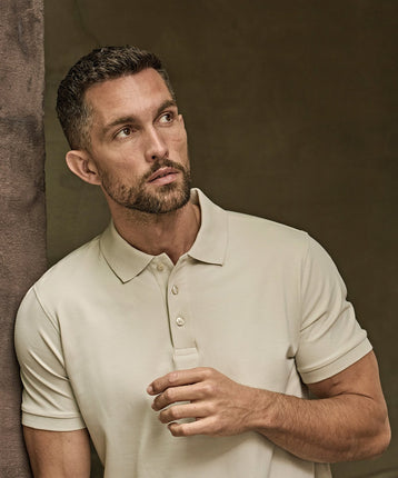 Luxury stretch polo