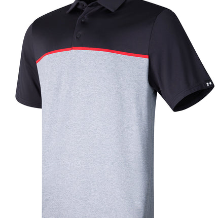 UA Playoff 3.0 Stripe Polo LB – Edge Lit
