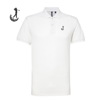 A&S Poly Cotton Polo Shirt with Embroidered Golfer Detail