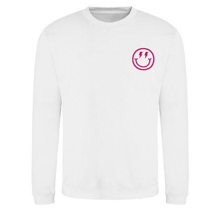 Smiley Face Embroidery Sweater