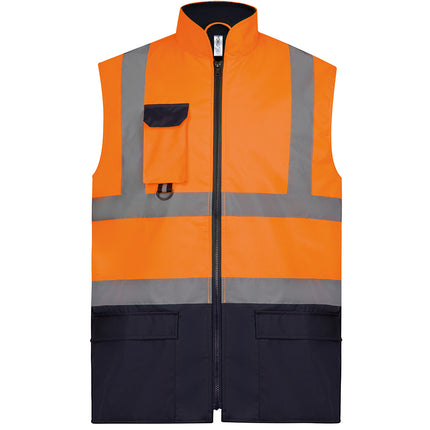 Hi-vis padded bodywarmer (HV005)