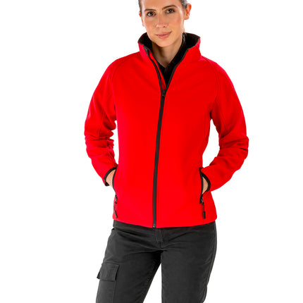 Women's Core printable softshell jacket