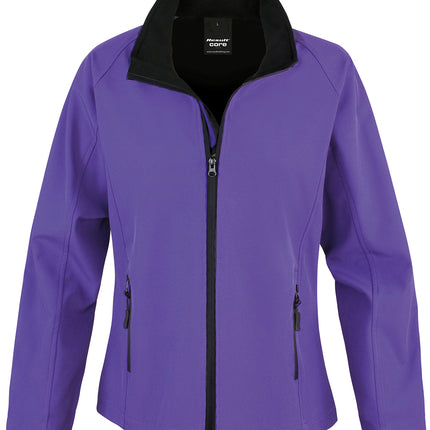 Women's Core printable softshell jacket