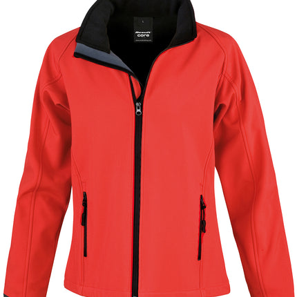Women's Core printable softshell jacket