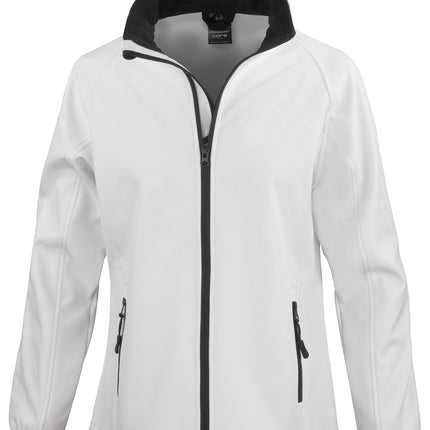 Women's Core printable softshell jacket