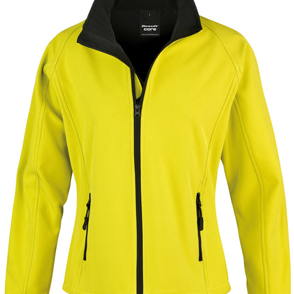 Women's Core printable softshell jacket